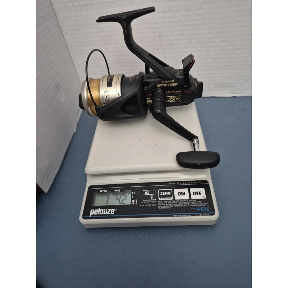 Shimano Baitrunner 3500B Spinning Reel 3BB 4.8:1 Front Drag Black/Silver